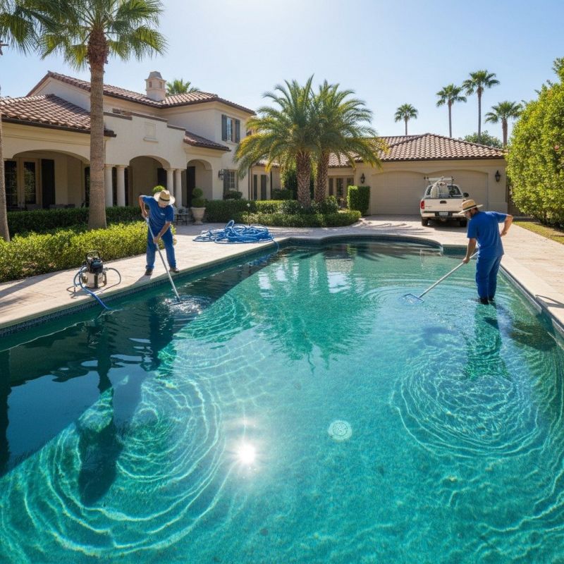Pool Deck Cleaning detail